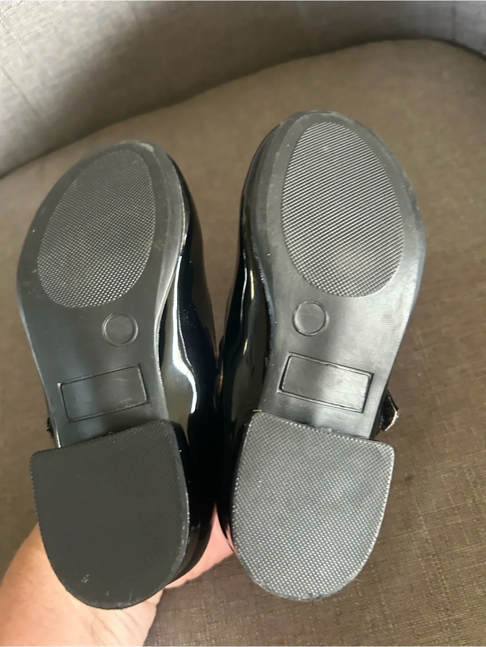Girls Black Patent Mary Jane Shoes with Buckle Strap size 8 toddler